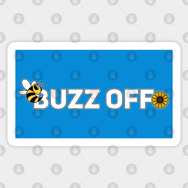 Buzz off Sticker by Ivetastic